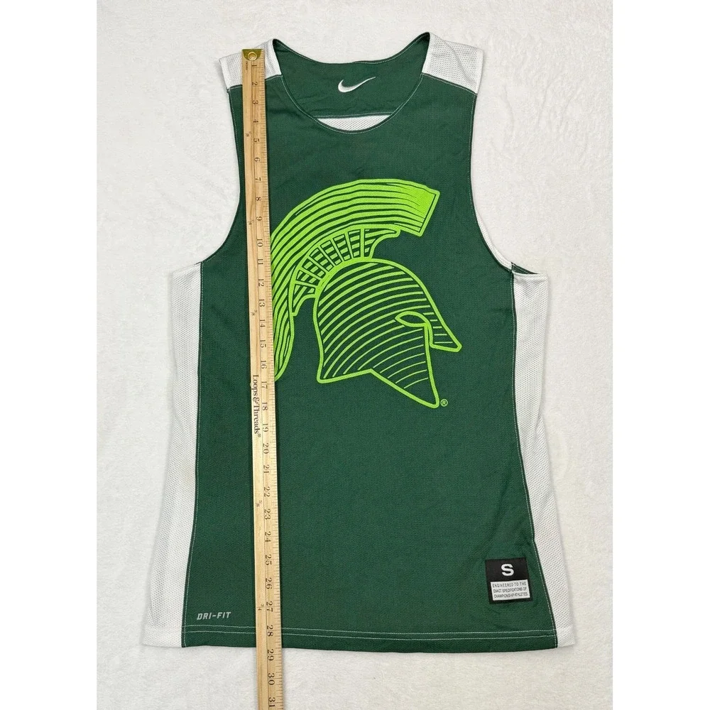 Nike Michigan State Spartans Men's Small Reversible Basketball Jersey - Picture 4 of 8